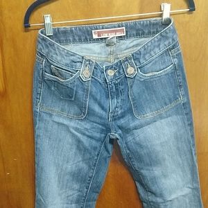 Gap size 2 low rise bell jeans
